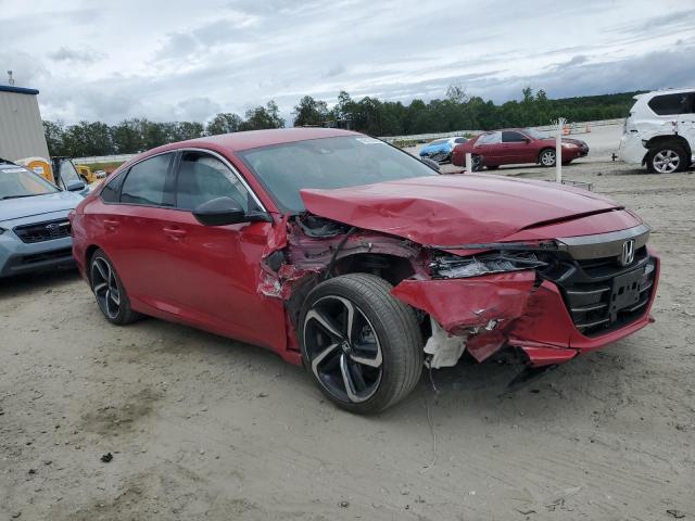 1HGCV1F36MA026626 - 2021 HONDA ACCORD SPORT RED photo 4