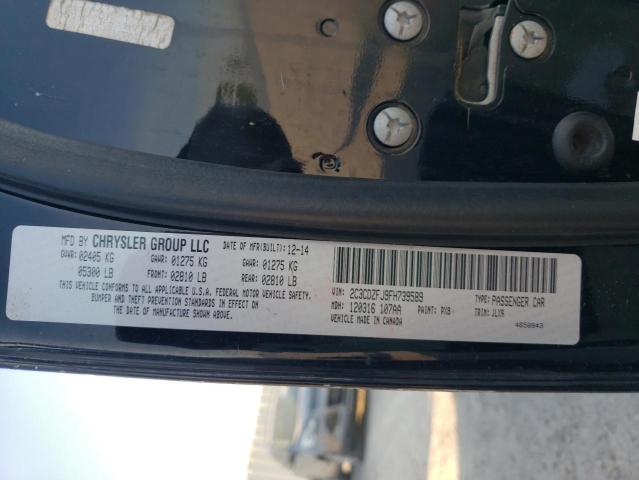 2C3CDZFJ9FH739589 - 2015 DODGE CHALLENGER R/T SCAT PACK BLACK photo 13