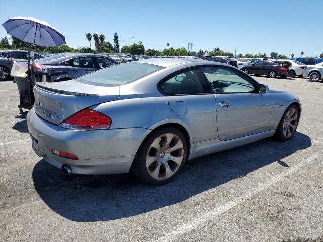 WBAEH13577CR52883 - 2007 BMW 650 I SILVER photo 3