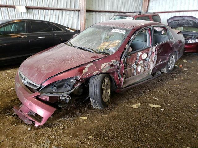 1HGCM56336A102283 - 2006 HONDA ACCORD SE MAROON photo 2