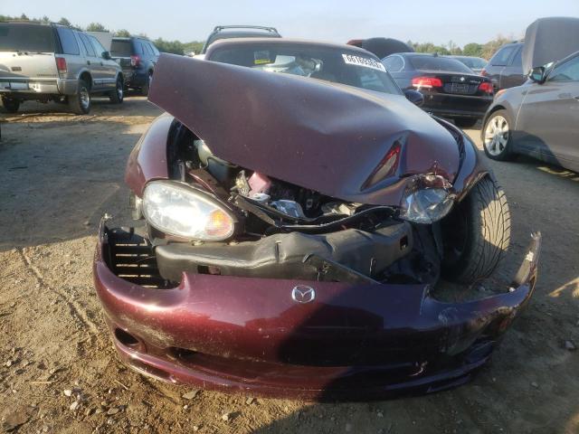 JM1NB3530Y0147547 - 2000 MAZDA MX-5 MIATA BASE BURGUNDY photo 5