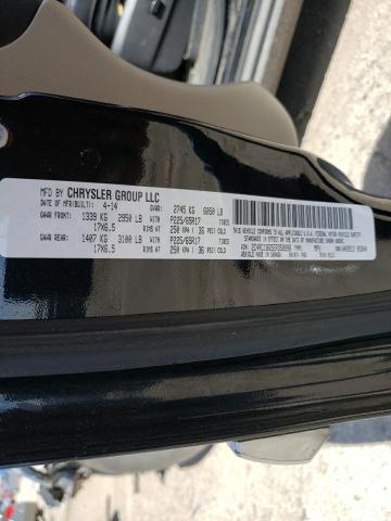 2C4RC1BG5ER358996 - 2014 CHRYSLER TOWN & COU TOURING BLACK photo 14