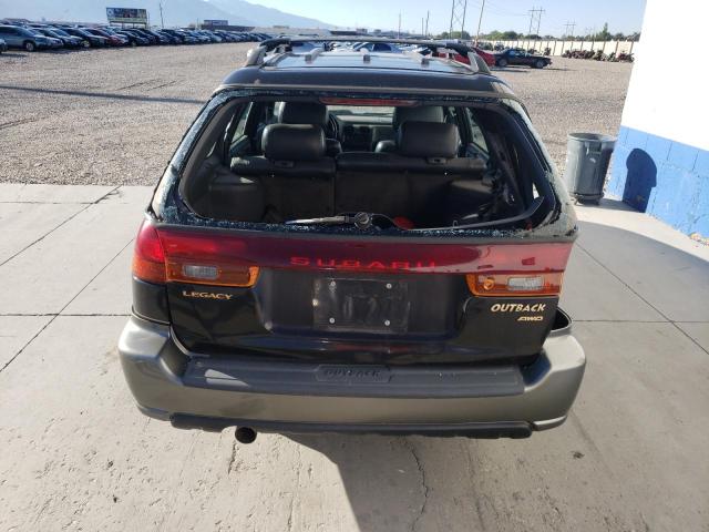 4S3BG6850W7606115 - 1998 SUBARU LEGACY 30TH ANNIVERSARY OUTBACK BLACK photo 6