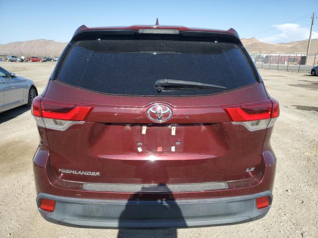 5TDZZRFH7JS262742 - 2018 TOYOTA HIGHLANDER LE RED photo 6