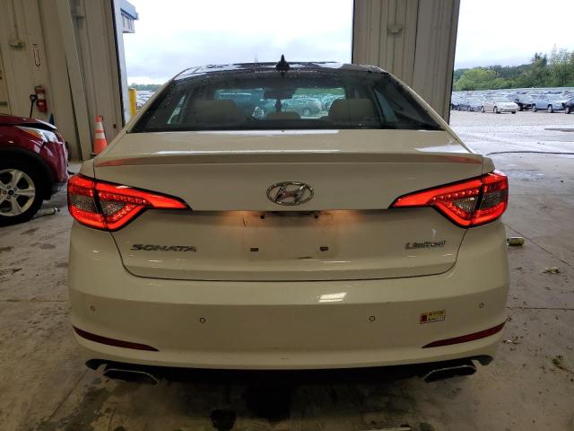 5NPE34AF7FH071036 - 2015 HYUNDAI SONATA SPORT WHITE photo 6