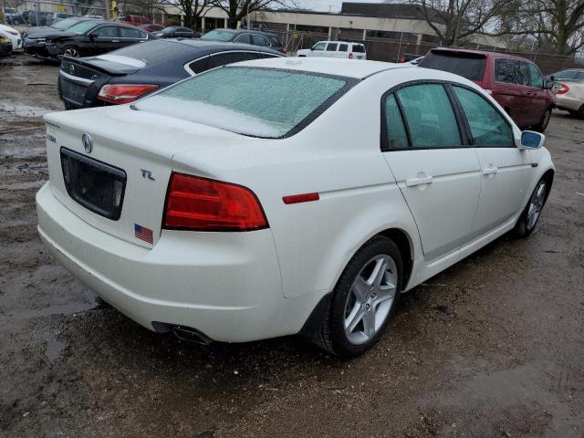 19UUA66205A038471 - 2005 ACURA TL WHITE photo 3