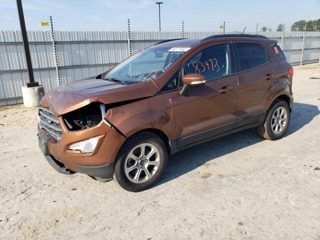 MAJ3P1TE8JC240179 - 2018 FORD ECOSPORT SE BROWN photo 1