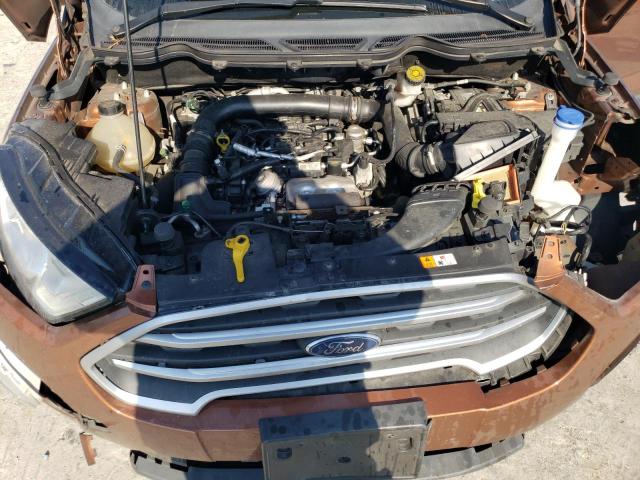 MAJ3P1TE8JC240179 - 2018 FORD ECOSPORT SE BROWN photo 12
