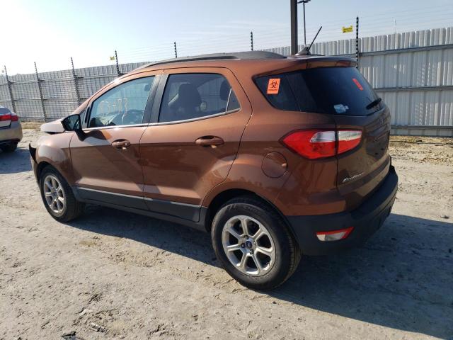 MAJ3P1TE8JC240179 - 2018 FORD ECOSPORT SE BROWN photo 2