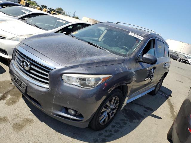 5N1AL0MM9EC520238 - 2014 INFINITI QX60 CHARCOAL photo 1