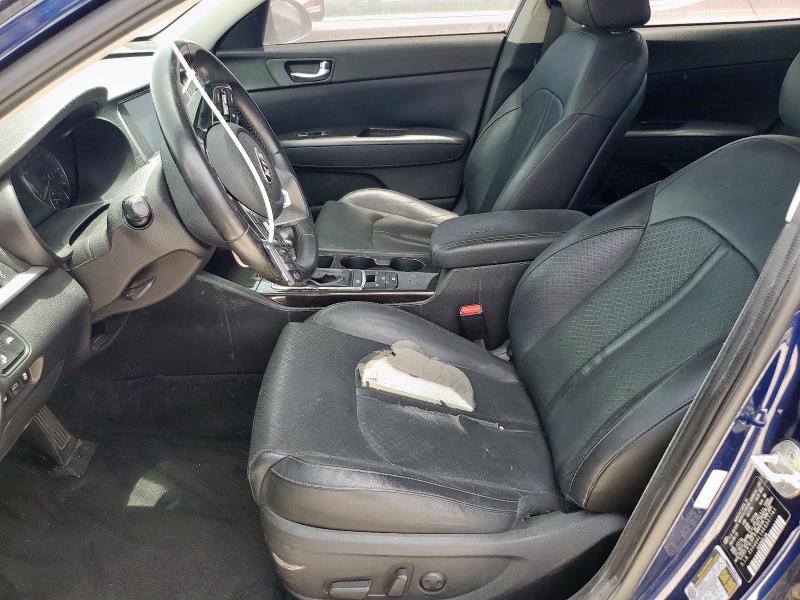 5XXGU4L14KG337741 - 2019 KIA OPTIMA EX BLUE photo 7