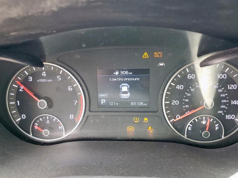 5XXGU4L14KG337741 - 2019 KIA OPTIMA EX BLUE photo 9