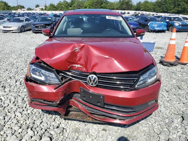 3VWL17AJ4GM322753 - 2016 VOLKSWAGEN JETTA SEL RED photo 5