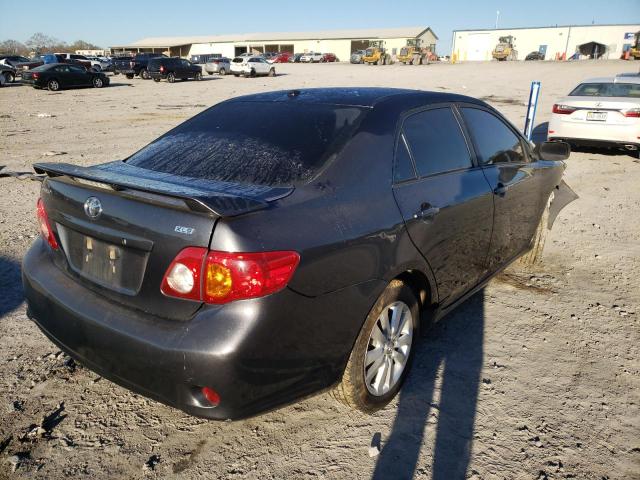 1NXBU40E19Z035616 - 2009 TOYOTA CAROLLA BASE CHARCOAL photo 4