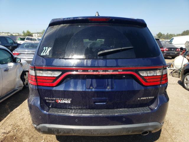 1C4RDJDG1GC308828 - 2016 DODGE DURANGO LIMITED BLUE photo 6