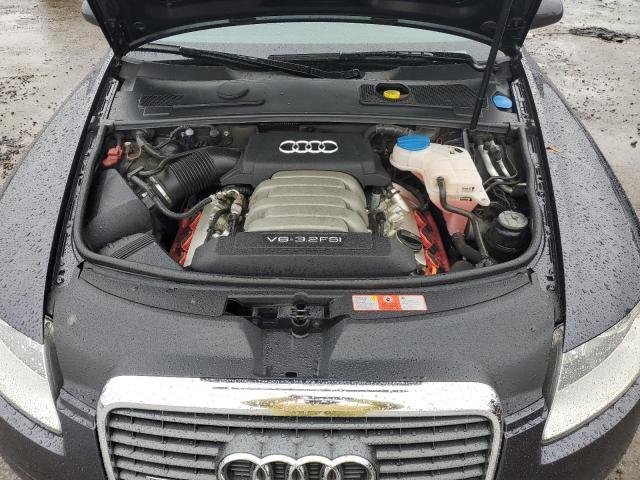 WAUDH74F26N085563 - 2006 AUDI A6 3.2 QUATTRO GRAY photo 11