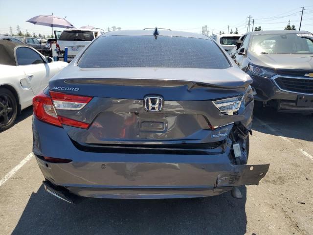 1HGCV3F56MA021472 - 2021 HONDA ACCORD HYBRID EXL CHARCOAL photo 6