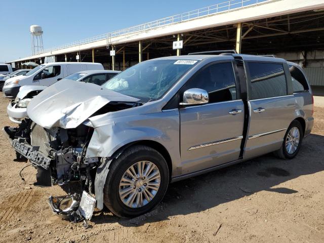 2C4RC1GG8FR628300 - 2015 CHRYSLER TOWN & COU LIMITED PLATINUM SILVER photo 1