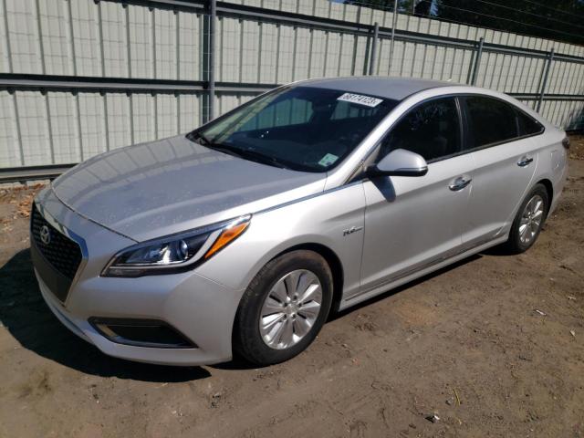 KMHE24L11GA038168 - 2016 HYUNDAI SONATA HYBRID SILVER photo 1