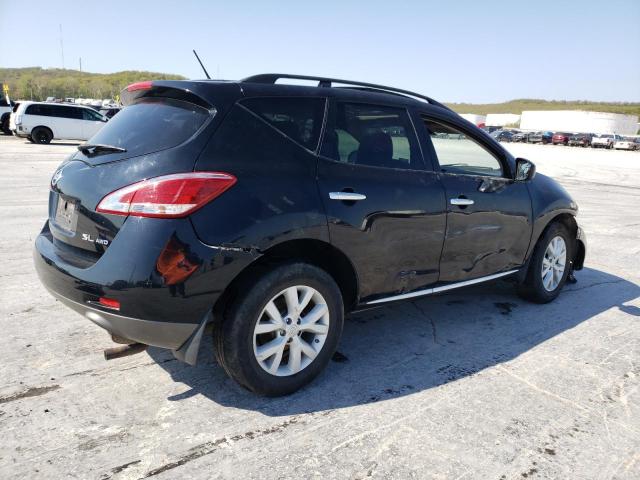 JN8AZ1MW7CW223639 - 2012 NISSAN MURANO S BLACK photo 3