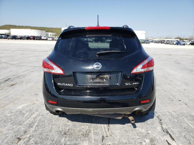 JN8AZ1MW7CW223639 - 2012 NISSAN MURANO S BLACK photo 6