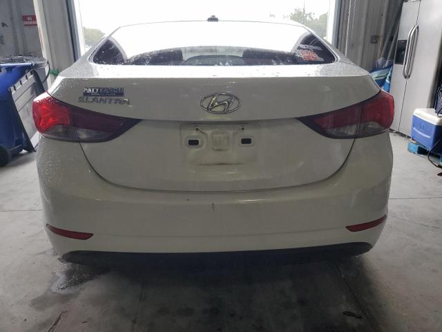 5NPDH4AE1GH711487 - 2016 HYUNDAI ELANTRA SE WHITE photo 6