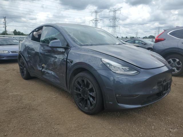 5YJYGDEE9MF125435 - 2021 TESLA MODEL Y 灰色 照片 4