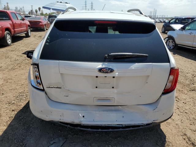 2FMDK3GC0DBC70696 - 2013 FORD EDGE SE WHITE photo 6