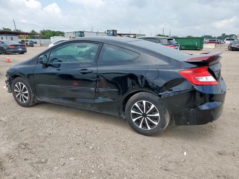 2HGFG3B50CH566774 - 2012 HONDA CIVIC LX BLACK photo 2