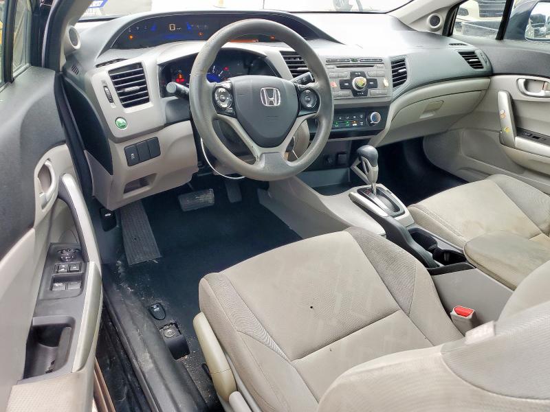 2HGFG3B50CH566774 - 2012 HONDA CIVIC LX BLACK photo 8