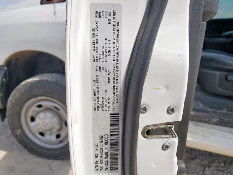 3C6UR4HJ3PG516362 - 2023 RAM 2500 TRADESMAN Սպիտակ լուսանկար 12