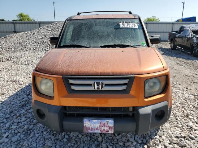 5J6YH28787L009136 - 2007 HONDA ELEMENT EX ORANGE photo 5