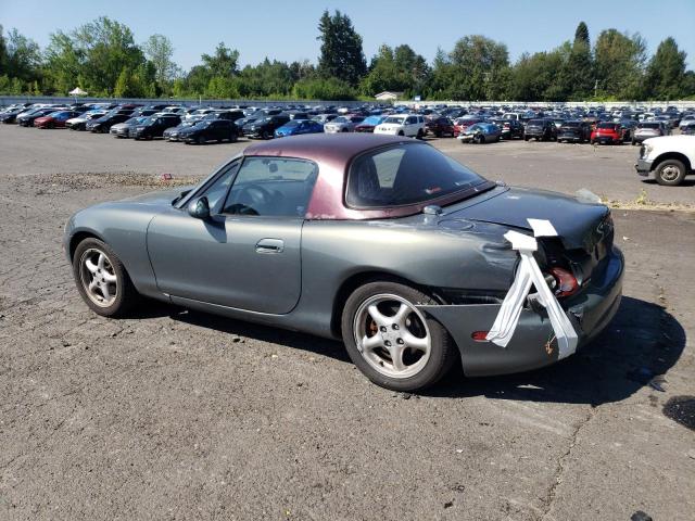 JM1NB353610201438 - 2001 MAZDA MX-5 MIATA BASE GRAY photo 2
