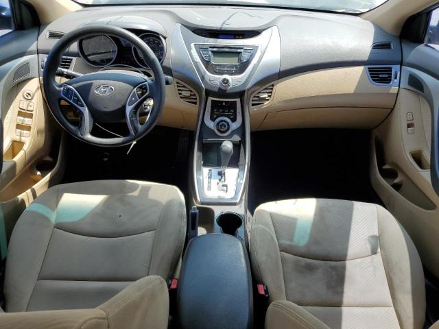 KMHDH4AE0CU421057 - 2012 HYUNDAI ELANTRA GLS BLUE photo 8