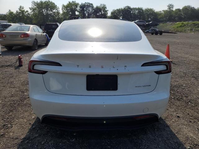 5YJ3E1EB5RF771681 - 2024 TESLA MODEL 3 Weiß Foto 6