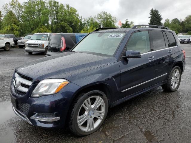 WDCGG8JB4DG036886 - 2013 MERCEDES-BENZ GLK 350 4MATIC BLUE photo 1