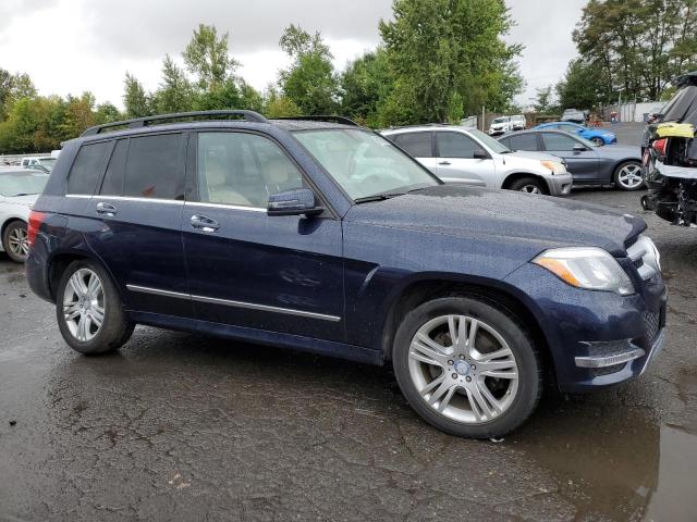 WDCGG8JB4DG036886 - 2013 MERCEDES-BENZ GLK 350 4MATIC BLUE photo 4