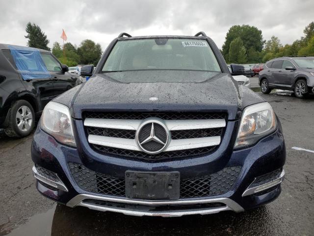 WDCGG8JB4DG036886 - 2013 MERCEDES-BENZ GLK 350 4MATIC BLUE photo 5