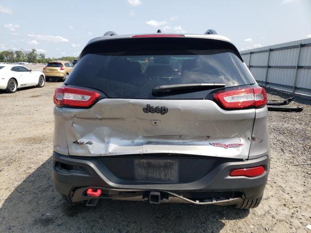 1C4PJMBS6HW618269 - 2017 JEEP CHEROKEE TRAILHAWK SILVER photo 6