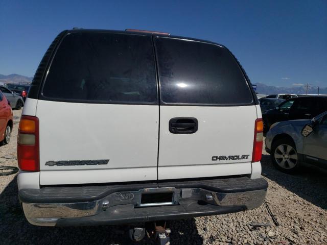 3GNFK16T91G111226 - 2001 CHEVROLET SUBURBAN K1500 WHITE photo 6