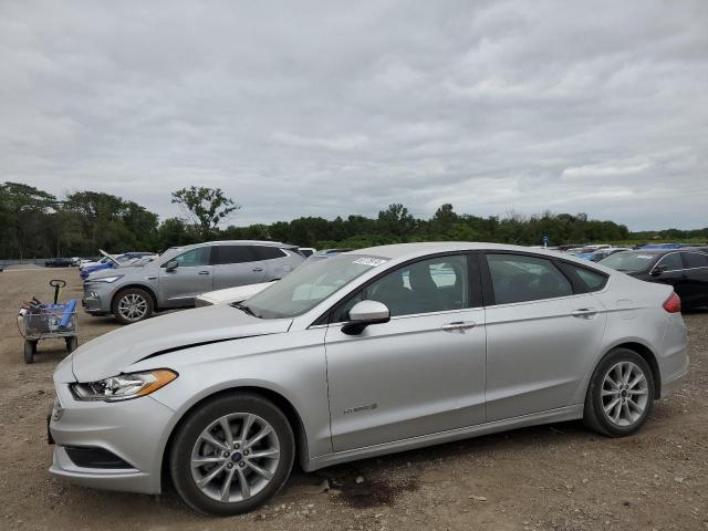 3FA6P0LU7HR325590 - 2017 FORD FUSION SE HYBRID SILVER photo 1