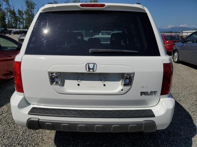 2HKYF18434H564703 - 2004 HONDA PILOT EX WHITE photo 6