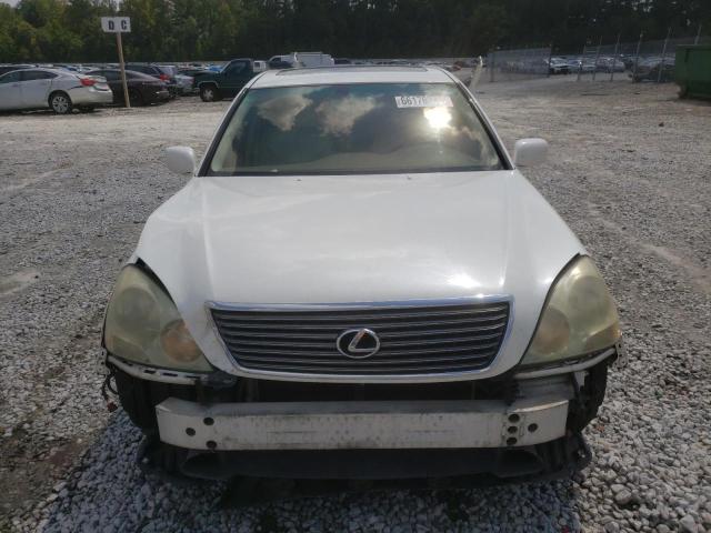 JTHBN30F510010023 - 2001 LEXUS LS 430 WHITE photo 5