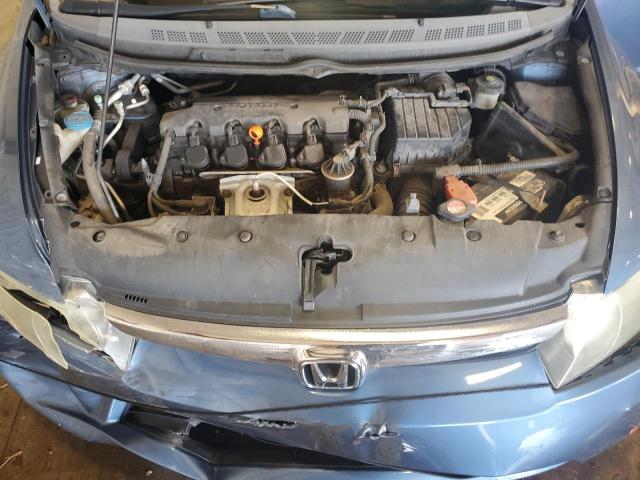 1HGFA168X8L056789 - 2008 HONDA CIVIC EX BLUE photo 11
