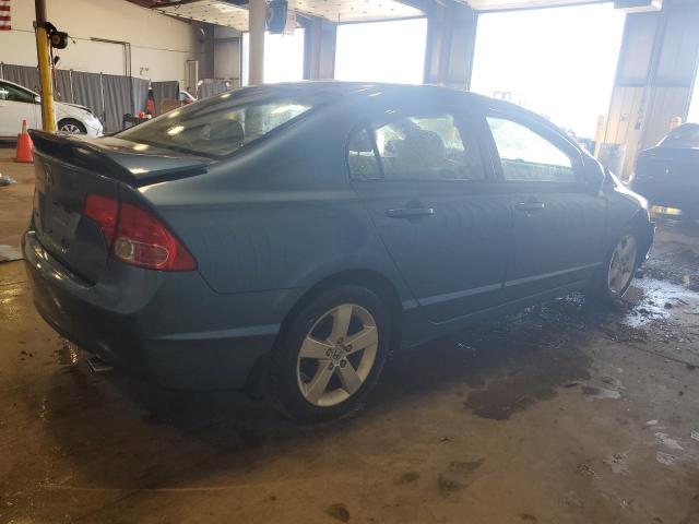 1HGFA168X8L056789 - 2008 HONDA CIVIC EX BLUE photo 3