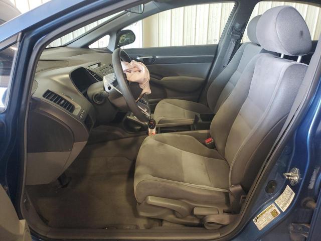 1HGFA168X8L056789 - 2008 HONDA CIVIC EX BLUE photo 7