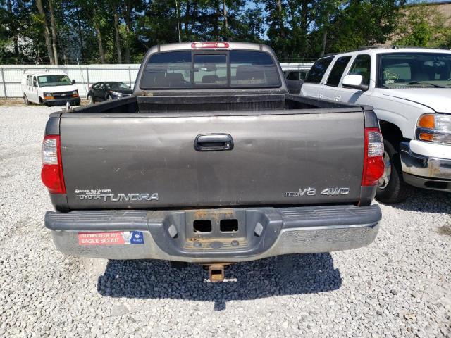 5TBBT44185S472535 - 2005 TOYOTA TUNDRA ACCESS CAB SR5 GRAY photo 6