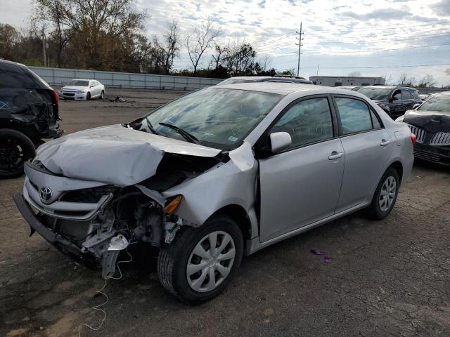 2T1BU4EE9BC612487 - 2011 TOYOTA COROLLA BASE SILVER photo 2