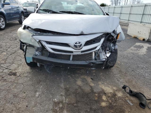 2T1BU4EE9BC612487 - 2011 TOYOTA COROLLA BASE SILVER photo 9