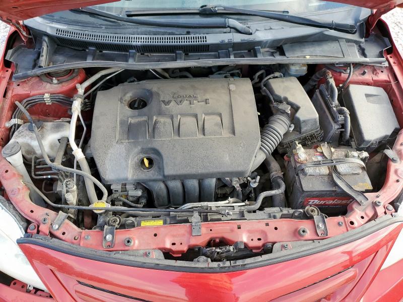 JTDBU4EE8BJ107965 - 2011 TOYOTA COROLLA BASE 红色 照片 11